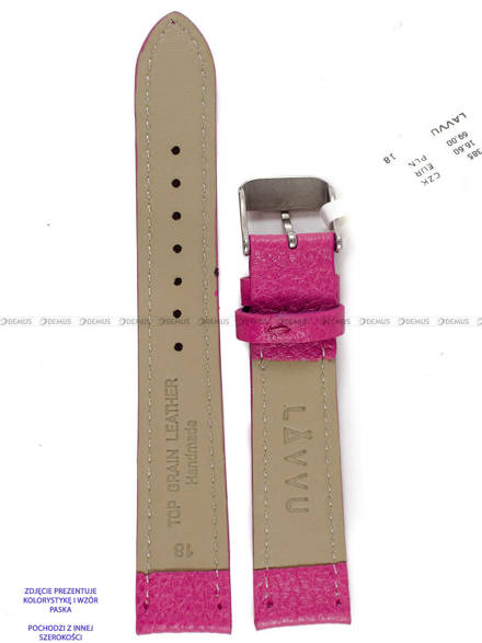 Pasek skórzany do zegarka - LAVVU LSHUX14 - 14 mm