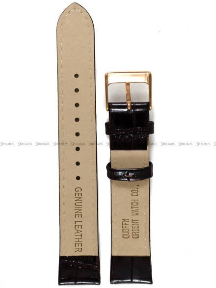 Pasek skórzany do zegarka Orient FAC06001T0 - UDFFMRC - 17 mm