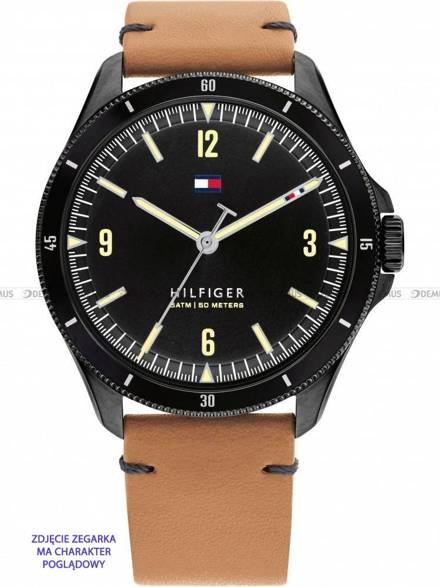 Pasek skórzany do zegarka Tommy Hilfiger 1791906 - 21 mm