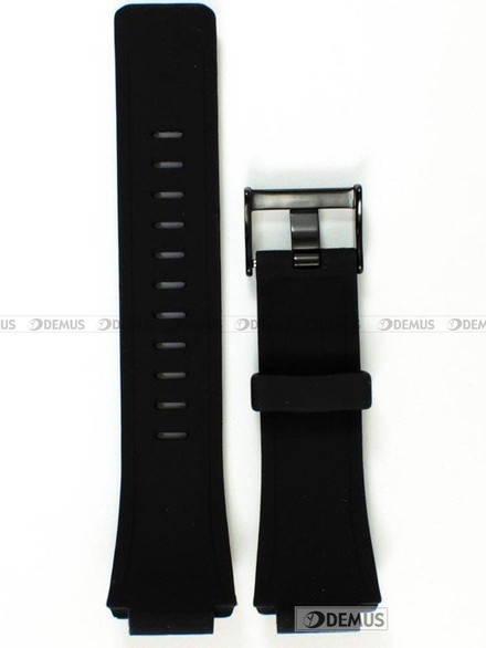 Poliuretanowy pasek do zegarka Timex P2N720, 16 mm, Czarny