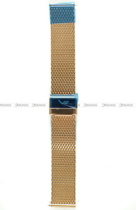 Siateczkowa (mesh) bransoleta do zegarka Vostok VE-Undine-20-Rosegold-mesh, 20 mm, różowe złoto