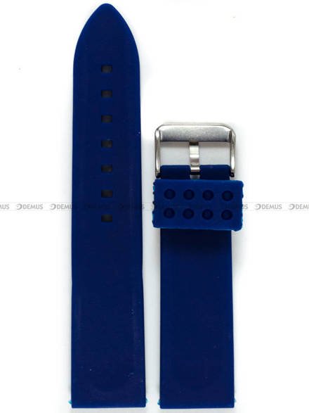 Silikonowy pasek do zegarka Demus PGS4.24.5, 24 mm, Niebieski