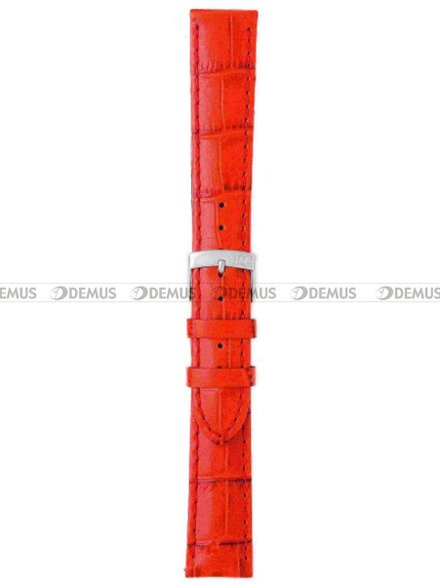 Skórzany pasek do zegarka Morellato A01X2704656083CR20, 20 mm, Czerwony
