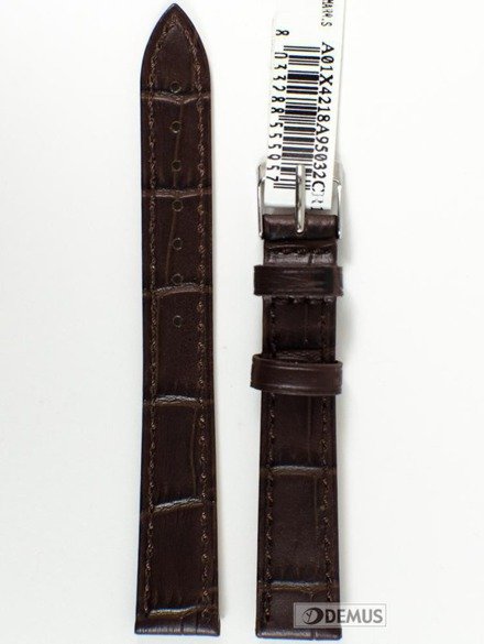 Skórzany pasek do zegarka Morellato A01X4218A95032CR14, 14 mm, Brązowy