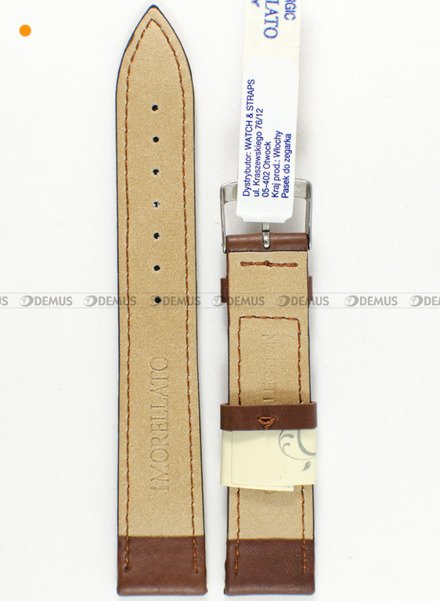 Skórzany pasek do zegarka Morellato A01X4219A97040CR12, 12 mm, Brązowy