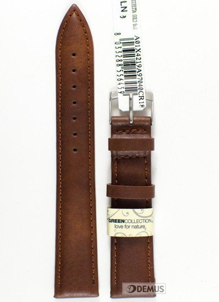 Skórzany pasek do zegarka Morellato A01X4219A97040CR18, 18 mm, Brązowy