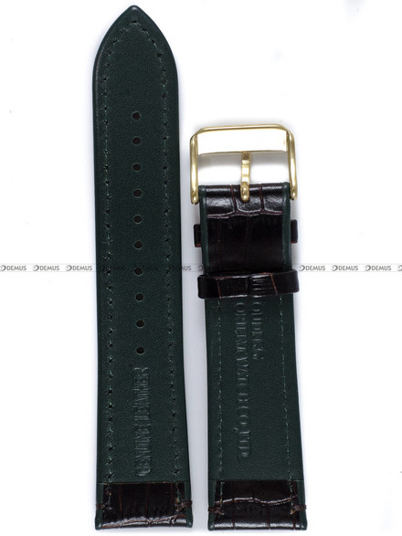 Skórzany pasek do zegarka Orient UDFGGA1, 22 mm, Brązowy
