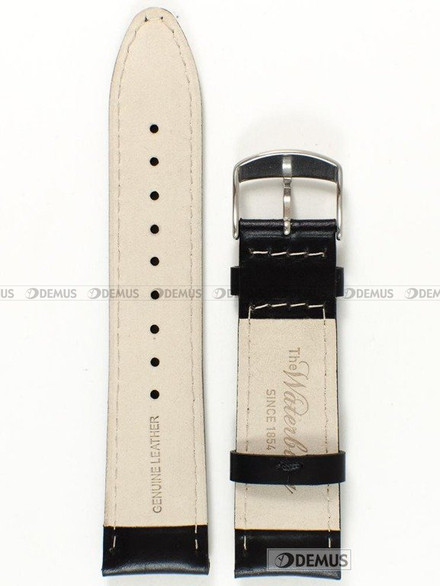 Skórzany pasek do zegarka Timex PW2P64900, 22 mm, Czarny