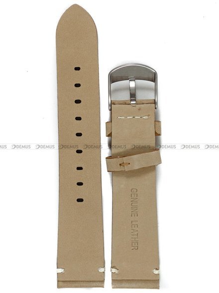 Skórzany pasek do zegarka Timex PW4B01800, 20 mm, Brązowy