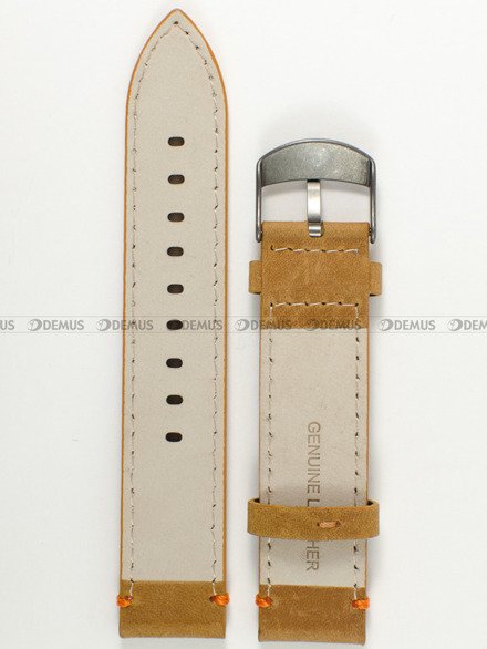 Skórzany pasek do zegarka Timex PW4B04400, 20 mm, Brązowy