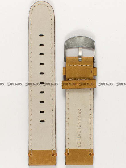 Skórzany pasek do zegarka Timex PW4B06500, 20 mm, Brązowy
