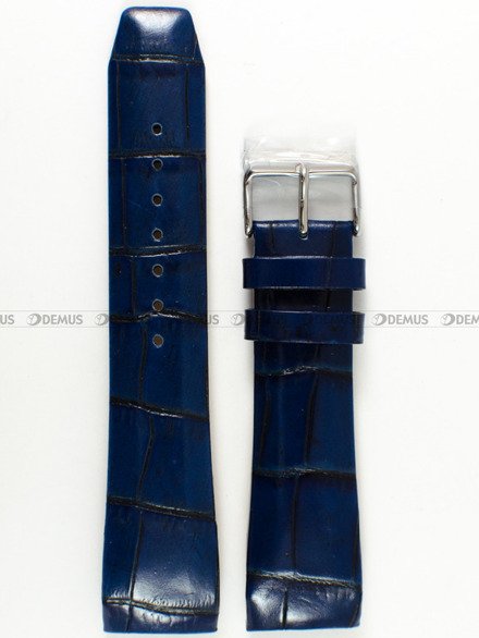 Skórzany pasek do zegarka Vostok VE-Gaz-14-Limousine-23-Leather-Blue, 23 mm, Niebieski