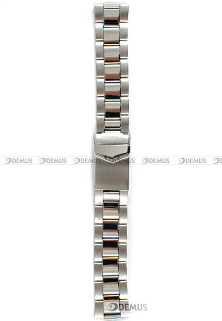 Stalowa bransoleta do zegarka Condor CC226, 18 mm, 20 mm, 22 mm, Srebrna