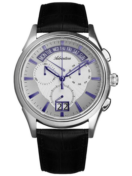 Zegarek Adriatica Chronograph A1193.52B3CH Męski, Kwarcowy, Wskazówkowy