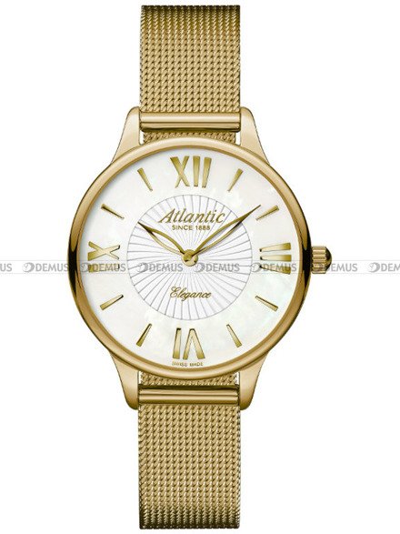 Zegarek Atlantic Elegance 29038.45.08MB Damski, Kwarcowy, Wskazówkowy