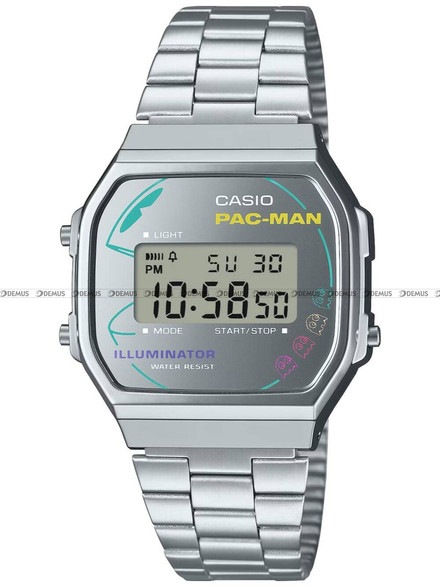 Zegarek CASIO Vintage 45th PAC-MAN anniversary A168WEPC 7AER - Edycja specjalna