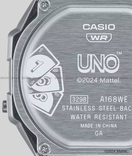 Zegarek CASIO Vintage UNO Collaboration A168WEUC 1AER - Edycja Specjalna