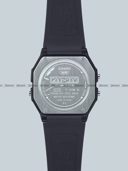 Zegarek Casio 45th PAC-MAN anniversary F 91WPC 1AER - Edycja specjalna