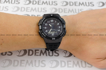 Zegarek Casio AQ-S800W-1BVEF Męski, Kwarcowy, Wskazówkowo-Elektroniczny