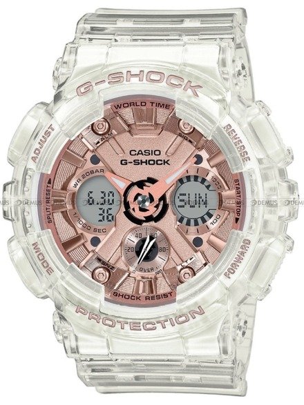 Zegarek Casio G-SHOCK GMA-S120SR-7AER Męski, Kwarcowy, Wskazówkowo-Elektroniczny