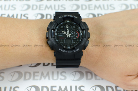 Zegarek Casio G-SHOCK Radio Controlled GA-140-1A1ER Męski, Kwarcowy, Wskazówkowo-Elektroniczny