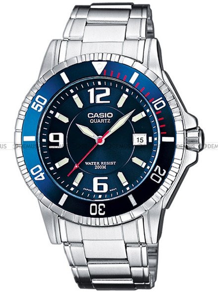 Zegarek Casio Sport Analog MTD-1053D-2AVEF Męski, Kwarcowy, Wskazówkowy