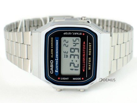 Zegarek Casio Sport Electronic A168WA-1YES Męski, Kwarcowy, Elektroniczny