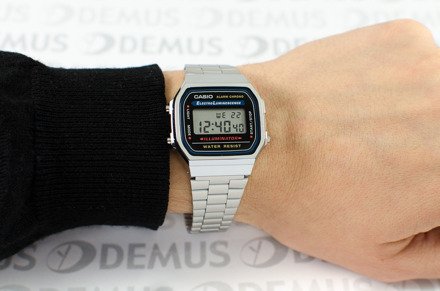 Zegarek Casio Sport Electronic A168WA-1YES Męski, Kwarcowy, Elektroniczny