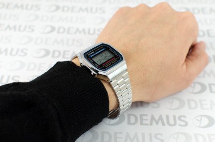 Zegarek Casio Sport Electronic A168WA-1YES Męski, Kwarcowy, Elektroniczny