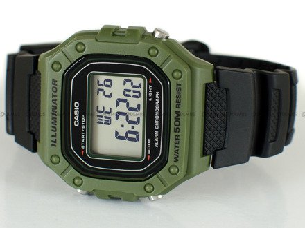 Zegarek Casio Sport Electronic W-218H-3AVEF Męski, Kwarcowy, Elektroniczny