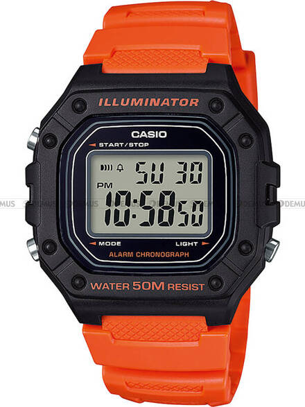 Zegarek Casio Sport Electronic W-218H-4B2VEF Męski, Kwarcowy, Elektroniczny