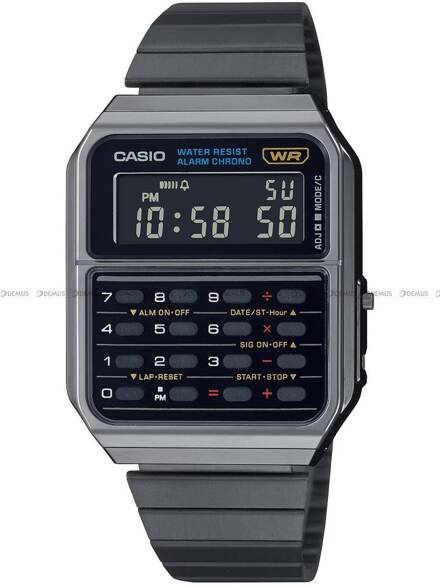 Zegarek Casio Vintage z kalkulatorem CA 500WEGG 1BEF