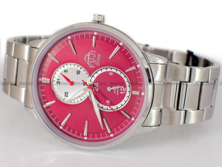 Zegarek FujiTime M7108QS-Red-Silver