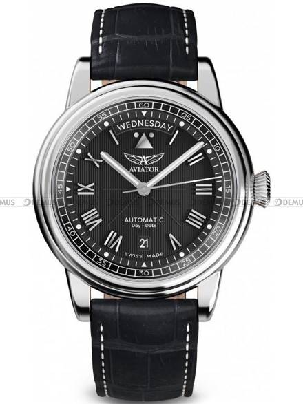 Zegarek Męski Aviator Douglas Day Date 41 V.3.35.0.274.4