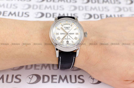 Zegarek Męski Aviator Douglas Day Date  - Polska Edycja - V.3.35.0.281.4 PL - Limitowany model