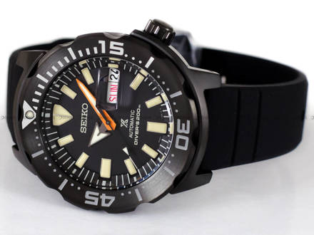 Zegarek Męski Seiko Prospex Black Series Monster Automatic Diver SRPH13K1 - Limitowana Edycja