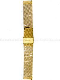 Bransoleta mesh do zegarka - BMZ02.20.Z-SSP - 20 mm - z zabezpieczeniem - złota