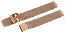 Bransoleta mesh do zegarka - Pacific MS-06-33-22MM - 22 mm - Różowe złoto