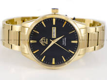 FujiTime M7134Q-Gold-Black Zegarek Męski