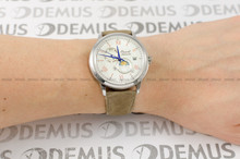 Orient Automatic Bambino Sun and Moon RA-AK0808S30B Zegarek Męski - Dodatkowy pasek w zestawie