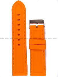 Pasek do zegarka z tworzywa Chermond PG1.24MM.5.5, 24 mm, Pomarańczowy