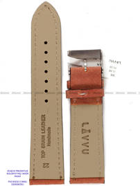 Pasek skórzany do zegarka - LAVVU LSWUH18 - 18 mm