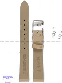 Pasek skórzany do zegarka - Minet MSSUC12 - 12 mm