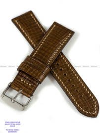 Pasek skórzany ręcznie robiony A. Kucharski Leather - Conceria Puccini Palmellato - chestnut/camel 32 mm