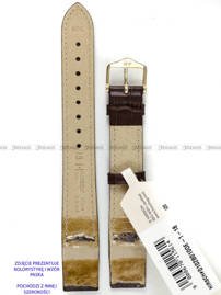 Pasek zaczepowy klejony skórzany do zegarka - Hirsch Duke 01028110OE-1-12 - 12 mm