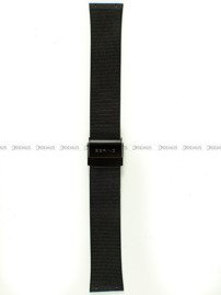 Siateczkowa (mesh) bransoleta do zegarka Bering 12138-166, 20 mm, Srebrna
