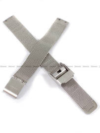 Siateczkowa (mesh) bransoleta do zegarka Obaku V223LXCIMC, 12 mm, Srebrna