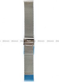 Siateczkowa (mesh) bransoleta do zegarka Vostok VE-Undine-20-Silver-mesh, 20 mm, Srebrna