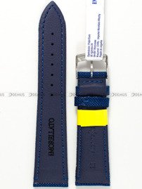 Skórzano-nylonowy pasek do zegarka Morellato A01X5120282064CR22, 22 mm, Niebieski