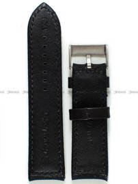 Skórzano-nylonowy pasek do zegarka Pacific W34.26.1.1, 26 mm, Czarny